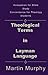 Theological Terms in Layman Language