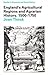 Agricultural Regions and Agrarian History in England, 1500-1750