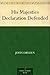 His Majesties Declaration Defended by John Dryden