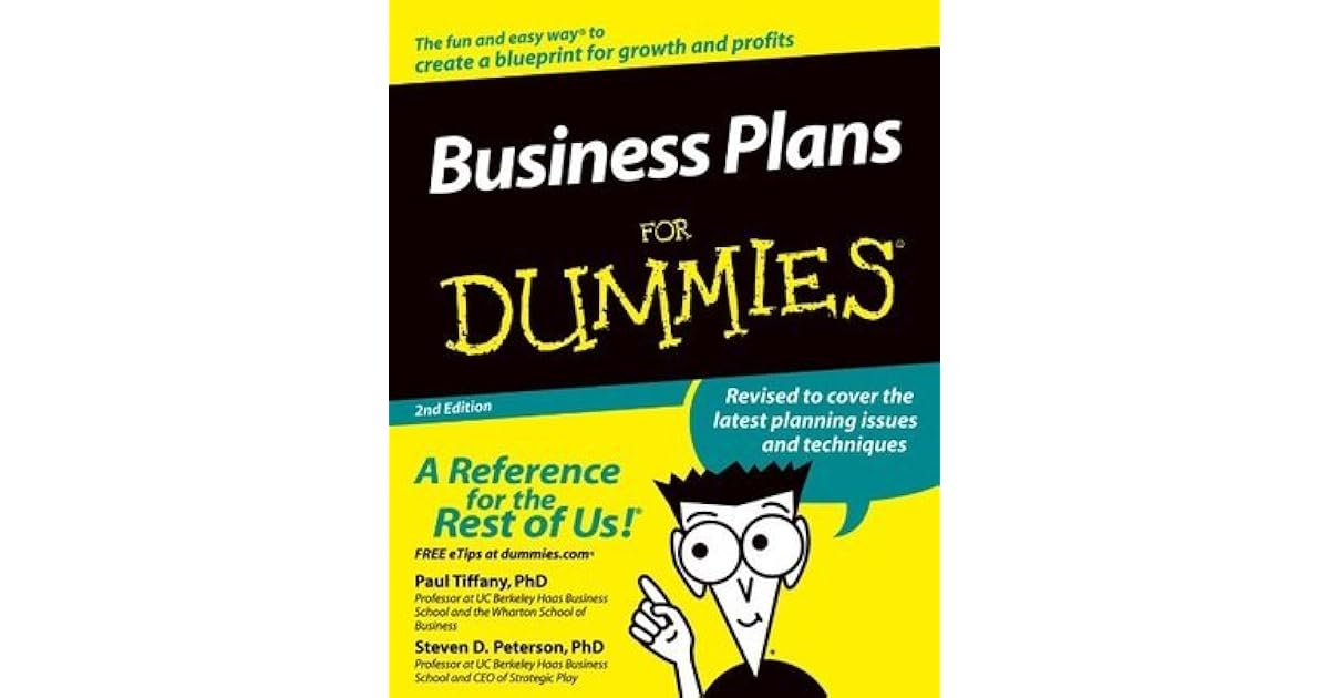 Business Plans for Dummies by Steven D. Peterson