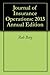 Journal of Insurance Operations by Rob Berg