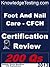 Foot and Nail Care - CFCN Certification Review (Certification Review in Foot and Nail Care Book 1)