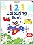 123 Colouring Book with Stickers (Usborne First Colouring Books)