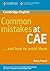 Common Mistakes at CAE / Book - advanced