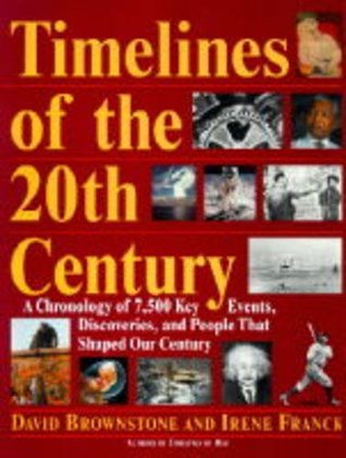 Timelines of the 20th Century: A Chronology of 7,500 Key Events, Discoveries, and People That Shaped Our Century (Paperback)