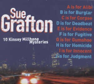 Ten Kinsey Millhone Mysteries ("A is for Alibi" to "J is for Judgement")