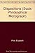 Dispositions (Scots Philosophical Monograph)