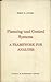 Planning and Control Systems: A Framework for Analysis