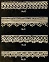 T.B.C. Crocheted Towel Laces No.10 to No.13 Vintage Crochet Patterns [Annotated]