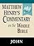 Matthew Henry's Commentary ...