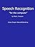 Speech Recognition for the ...