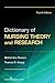 Dictionary of Nursing Theor...