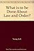 What Is to Be Done About Law and Order? by John   Lea