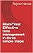 MakeTime: Effective Time Ma...