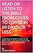 READ OR LISTEN TO THE BIBLE FROM COVER TO COVER IN 90 DAYS OR... by DaVida Edwards