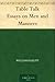 Table Talk Essays on Men and Manners