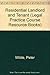 Residential Landlord and Tenant (Legal Practice Course Resource Books)