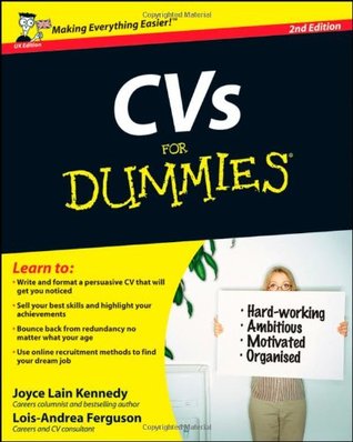 CVs For Dummies (UK Edition)