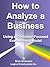How to Analyze a Business: ...