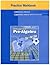 Pre-algebra, Grades 6-9 Practice Workbook: Mcdougal Littell Pre-algebra