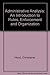 Administrative Analysis by HOOD