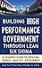 Building High Performance Government Through Lean Six Sigma: A Leader's Guide to Creating Speed, Agility, and Efficiency