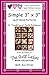 Simple 3" x 3' Quilt Block Patterns (Little Quilt Ladies Quilt Pattern Series)