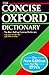 The Concise Oxford Dictiona...
