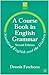 A Course Book in English Gr...