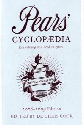 2008 To 2009 Pears Cyclopaedia (Hardcover)