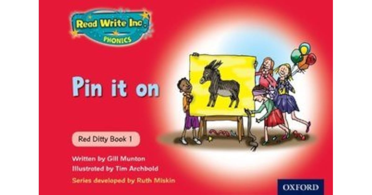 Read Write Inc. Phonics Red Ditty Books Mixed Pack of 10 by Ruth Miskin