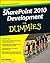 SharePoint 2010 Development For Dummies