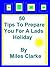 50 Tips To Prepare You For A Lads Holiday by Miles Clarke