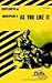 Cliffsnotes on Shakespeare's as You Like It