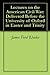 Lectures on the American Civil War: Delivered Before the University of Oxford in Easter and Trinity