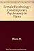 Female Psychology: Contemporary Psychoanalytic Views