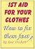 1st Aid for Your Clothes: H...