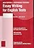 Essay Writing for English Tests