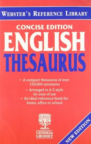 English Thesaurus Concise Edition