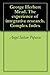 George Herbert Mead. The experience of integrative research. Complex Index