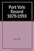 Port Vale Record 1879-1993