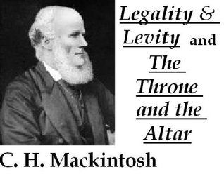 Legality and Levity - and - The Throne and the Altar