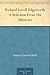 Richard Lovell Edgeworth A Selection From His Memoirs