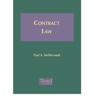 Mcdermott: Contract Law (Irish Law Library)