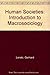 Human Societies: An Introduction to Macrosociology