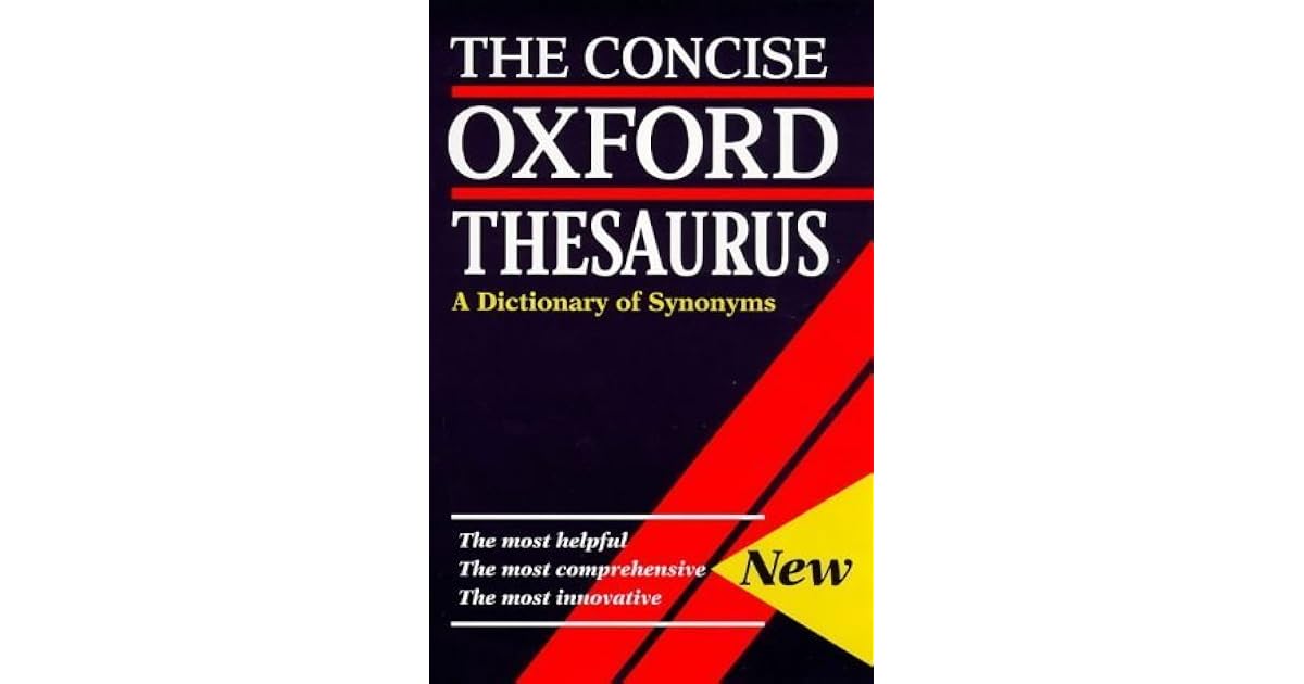 concise Oxford thesaurus by E.M. Kirkpatrick