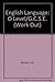 Work Out English Language 'O' Level & GCSE (Macmillan Master Guides)