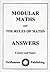 Modular Maths / Rules of Maths: Answer Book