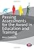 Passing Assessments for the Award in Education and Training (Further Education and Skills)