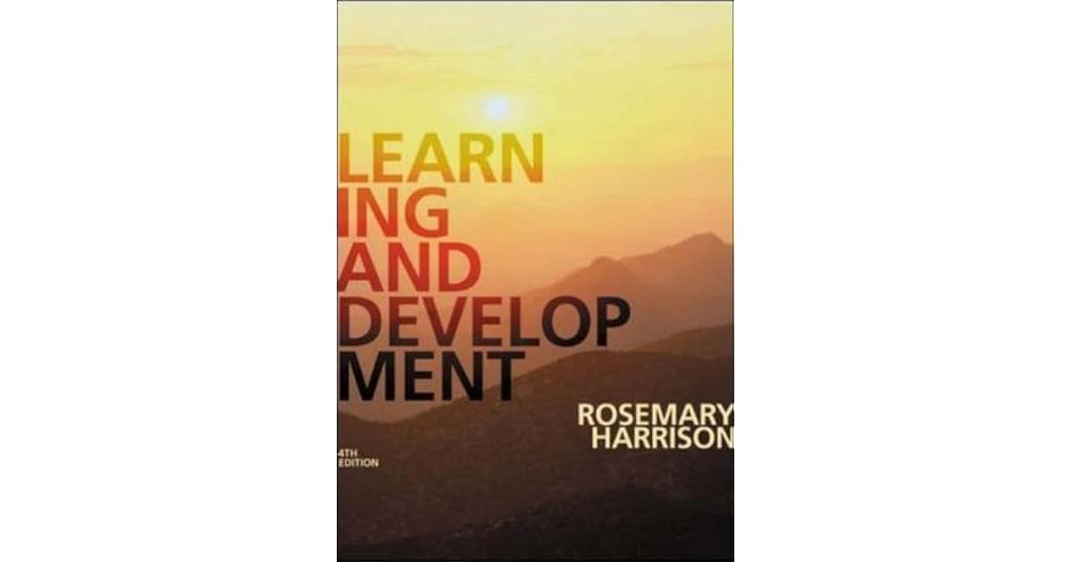 Learning And Development by Rosemary Harrison
